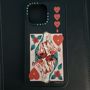 Casetify Queen of Hearts iPhone 16 Pro Max magsafe phone case